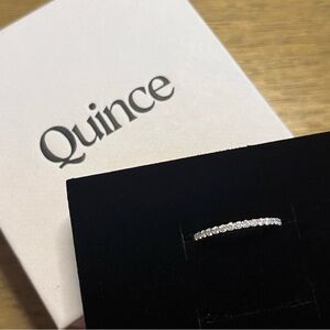 14k white gold & Diamond Eternity Band